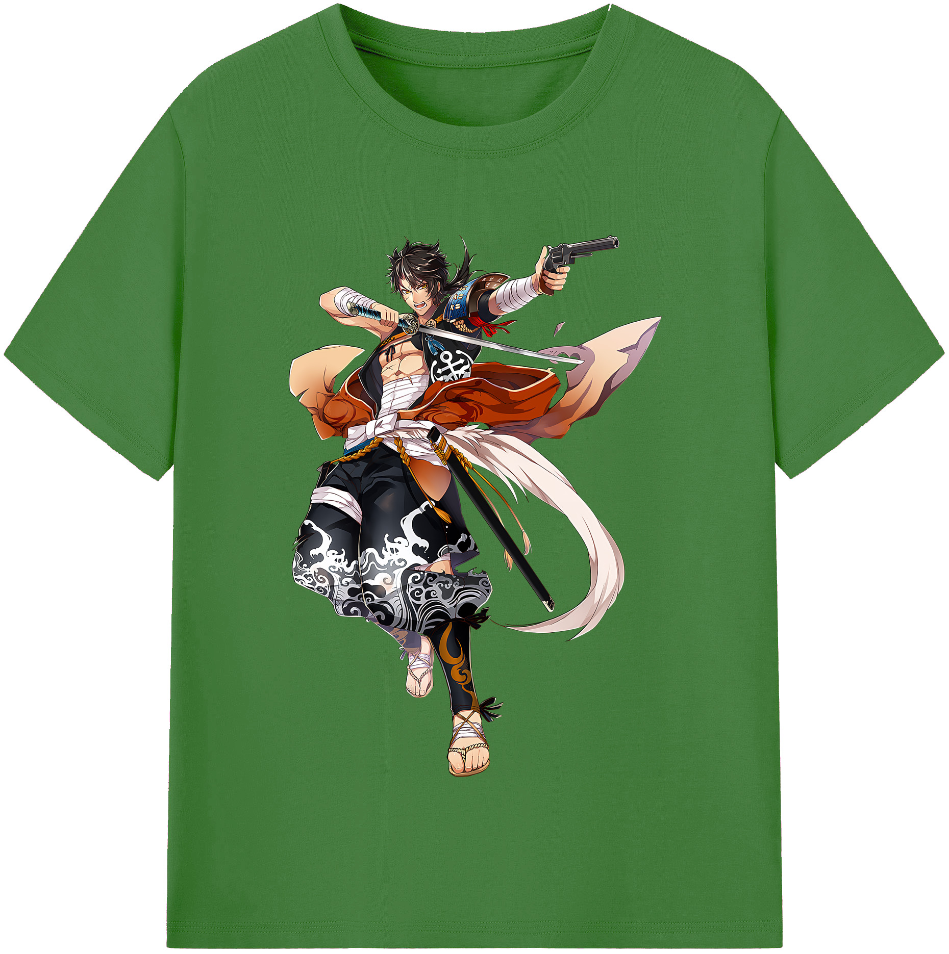 （画像用） 刀剣乱舞 Touken Ranbu レディースカジュアルプリントTシャツ（綿100％）